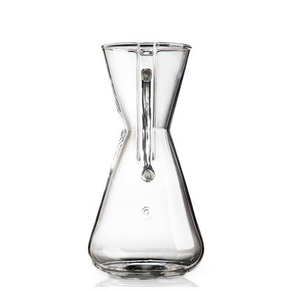 Chemex Kaffeekaraffe aus Glas mit Glasgriff für 1-3 Tassen