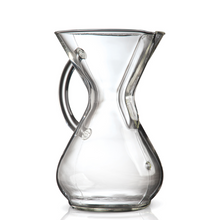 Load image into Gallery viewer, Chemex Kaffeekaraffe aus Glas mit Glasgriff für 6 Tassen