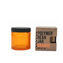 Load image into Gallery viewer, Comandante Polymer Bean Jar Bohnenbehälter mit Deckel Orange