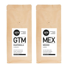 Laden Sie das Bild in den Galerie-Viewer, Probierpaket Kaffee &amp; Espresso 2x 250g Kaffeebeutel