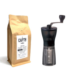 Espresso und Hario Kaffeemühle  im Set