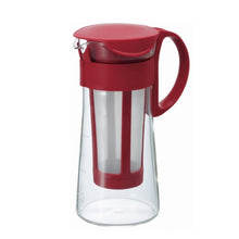Load image into Gallery viewer, Hario Cold Brew Kaffeebereiter Mizudashi Coffee Pot, 600 ml, Red