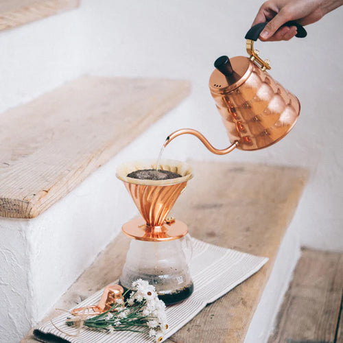 Hario V60 Pour-over-Set Copper 3-tlg.