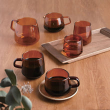 Load image into Gallery viewer, Kinto Sepia Tassen und Karaffen Amber