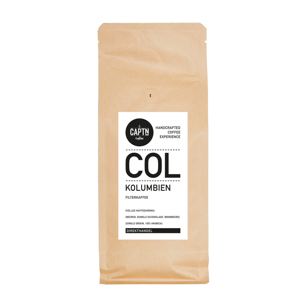 KOLUMBIEN Filterkaffee im Kraftpapierbeutel