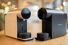 Morning Kapselmaschinen schwarz und silber