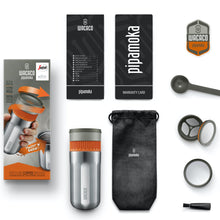 Load image into Gallery viewer, Wacaco Pipamoka To-Go tragbarer Kaffeebereiter Lieferumfang