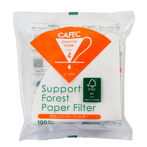 CAFEC SFP Filter Größe 4, 100 Stück