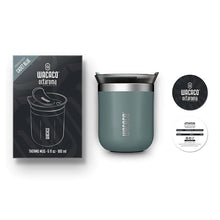 Laden Sie das Bild in den Galerie-Viewer, Wacaco Octaroma Classico Thermobecher Cadet Blue mit Verpackung