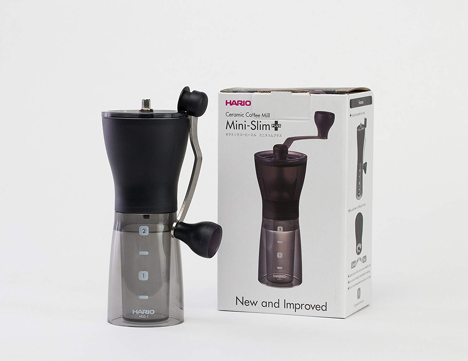 Hario Mini Slim Plus Mühle Verpackung