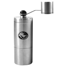 Load image into Gallery viewer, Rhino Kaffeemühle Grinder Small aus Edelstahl mit AeroPress Adapter