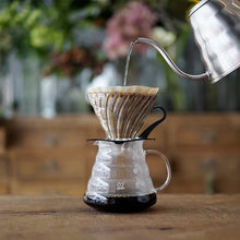 Laden Sie das Bild in den Galerie-Viewer, Hario Handfilter Glass Coffee Dripper V60 Größe 01, Black